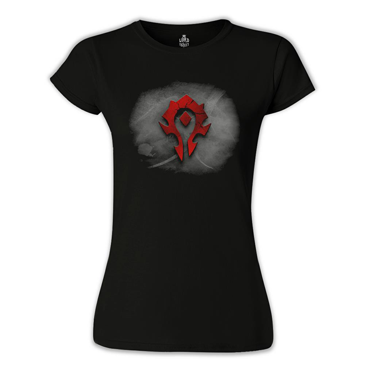 World of Warcraft - Horde Logo Siyah Bayan Tshirt