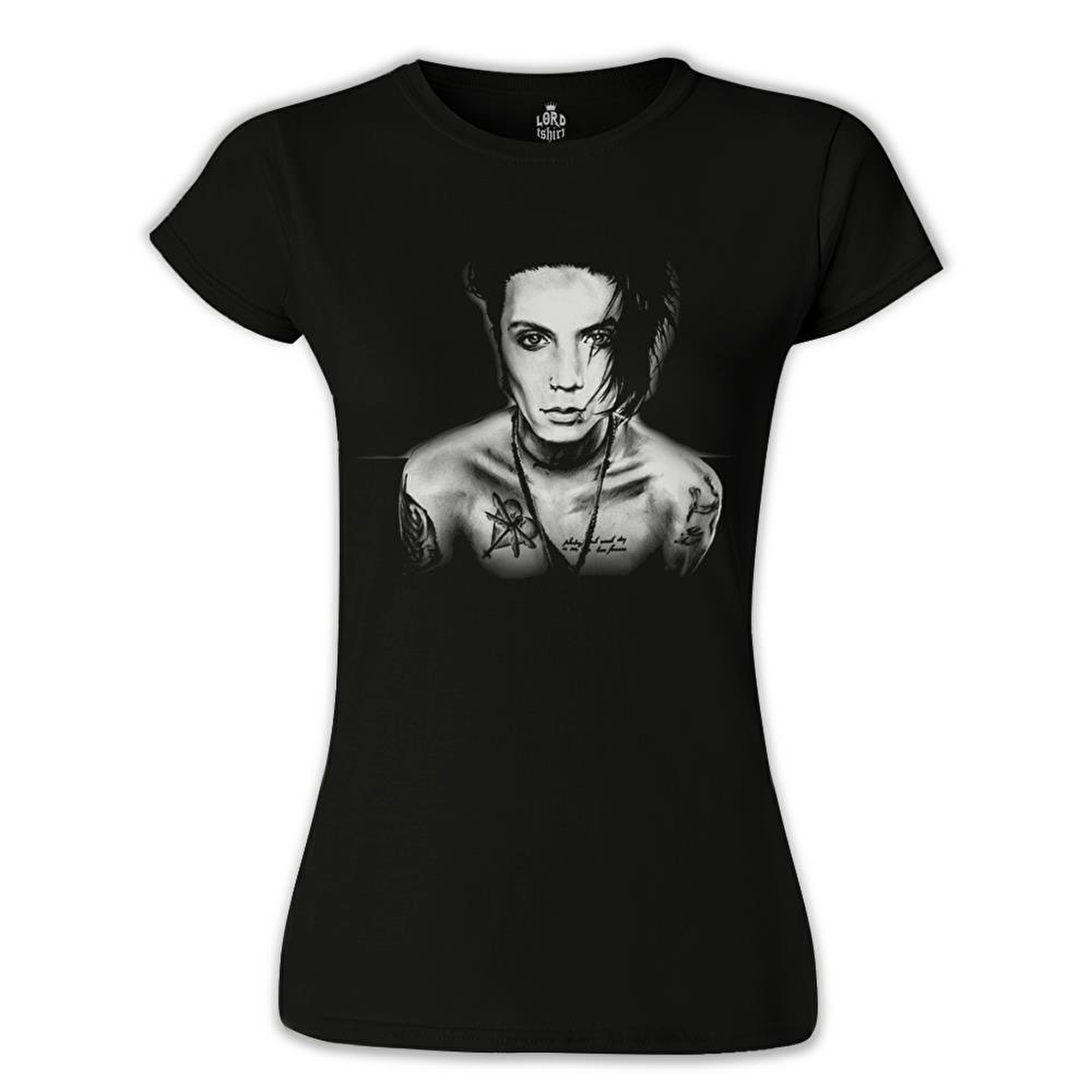 Black Veil Brides - Andy Siyah Bayan Tshirt