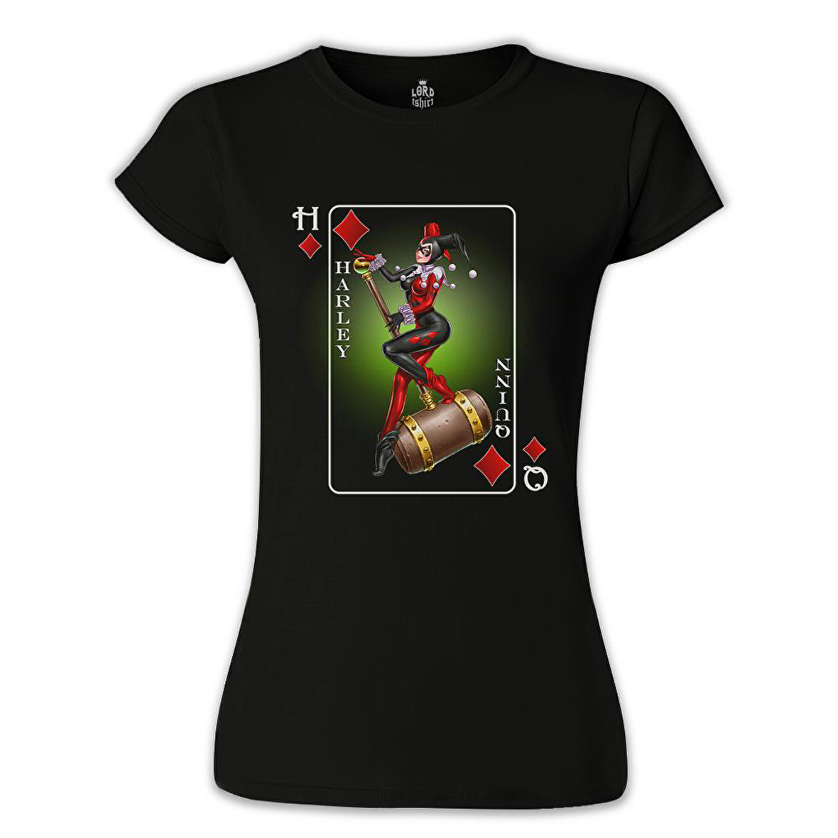 Harley Quinn - Sane Again Siyah Bayan Tshirt