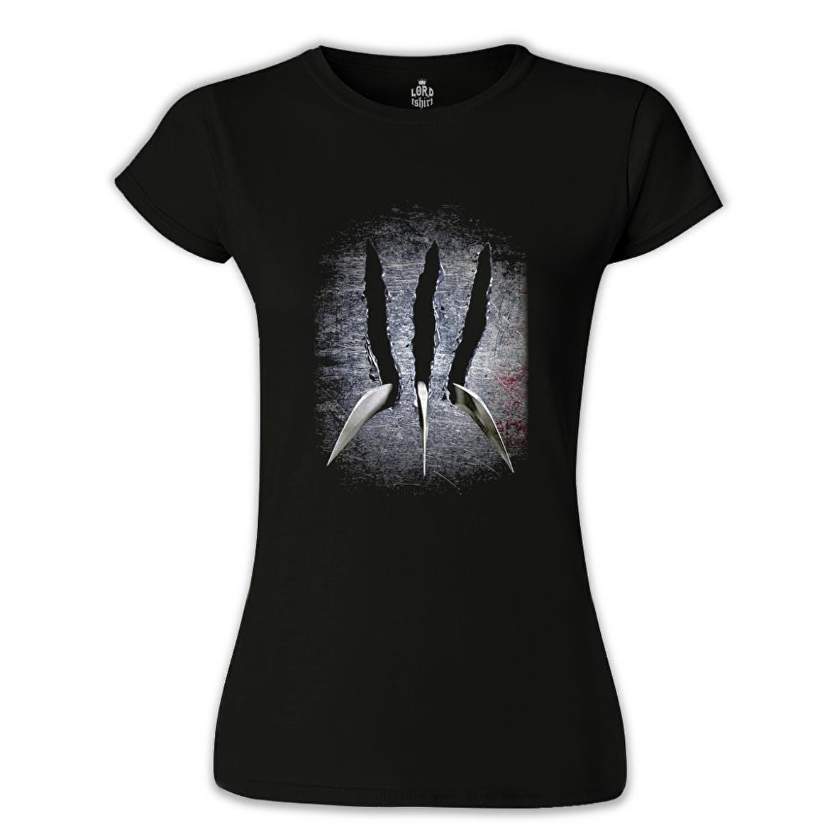 Men Origins Siyah Kadın Tshirt