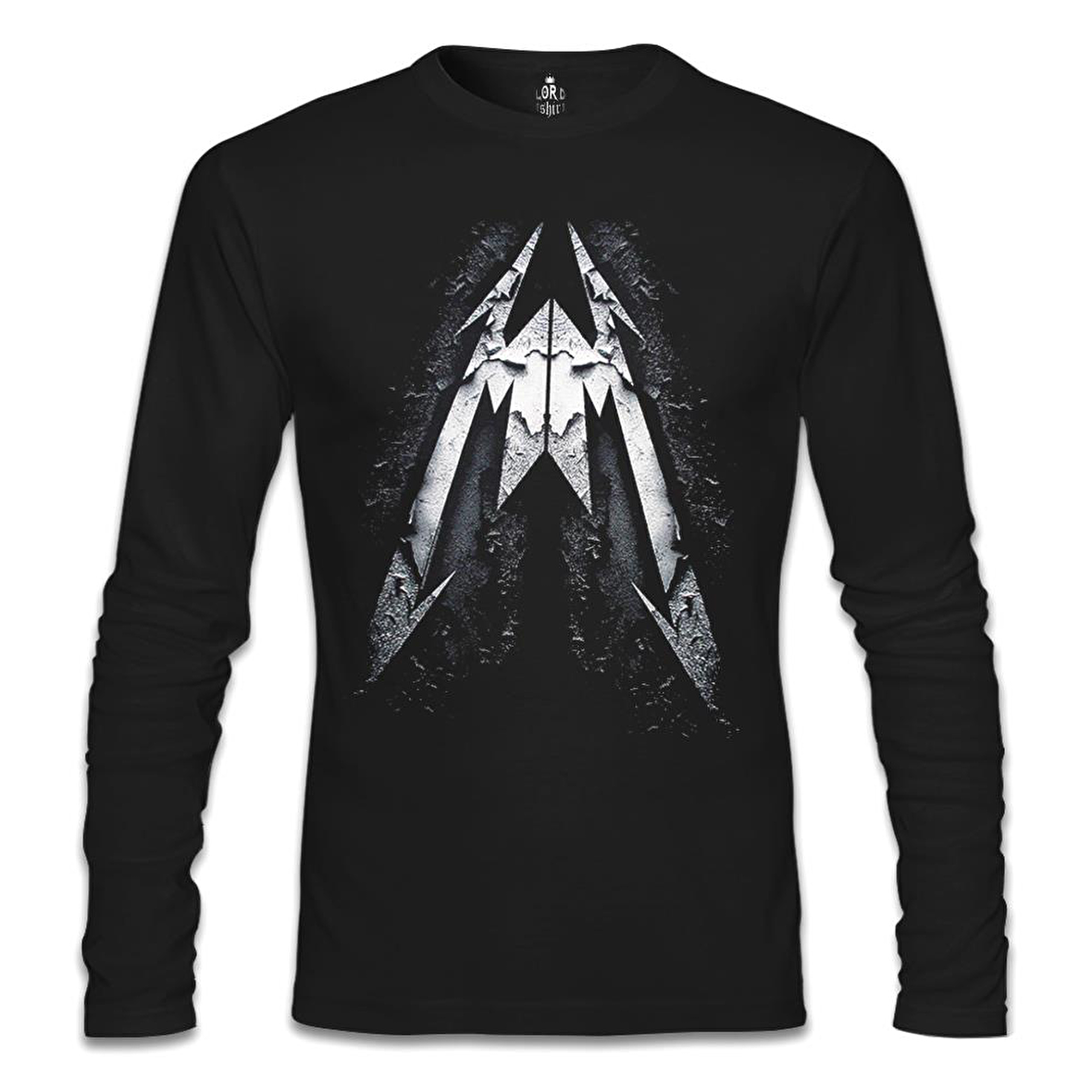 Metallica Logo Siyah Erkek Sweatshirt