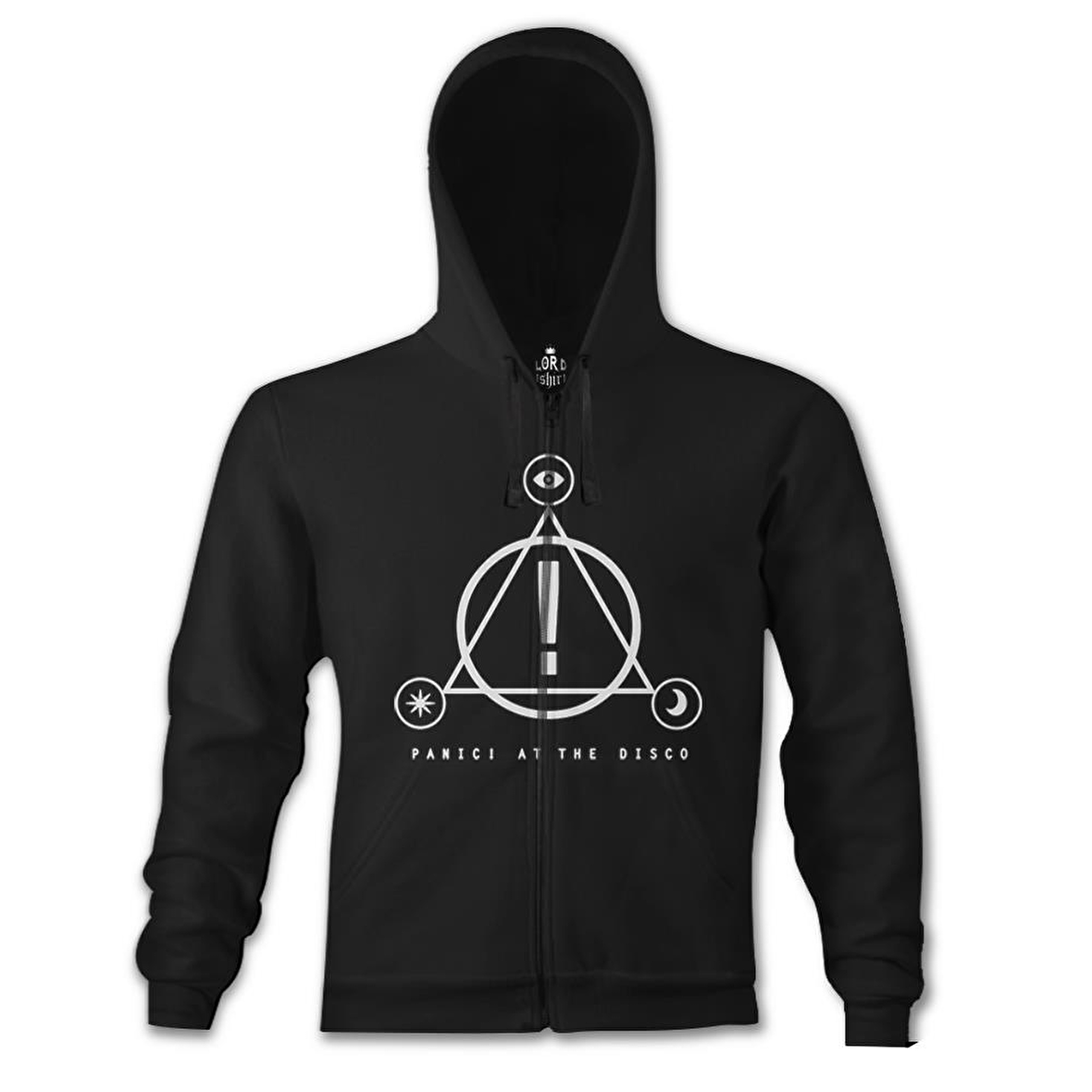 Panic at the Disco! - Triangle Siyah Erkek Kapşonlu