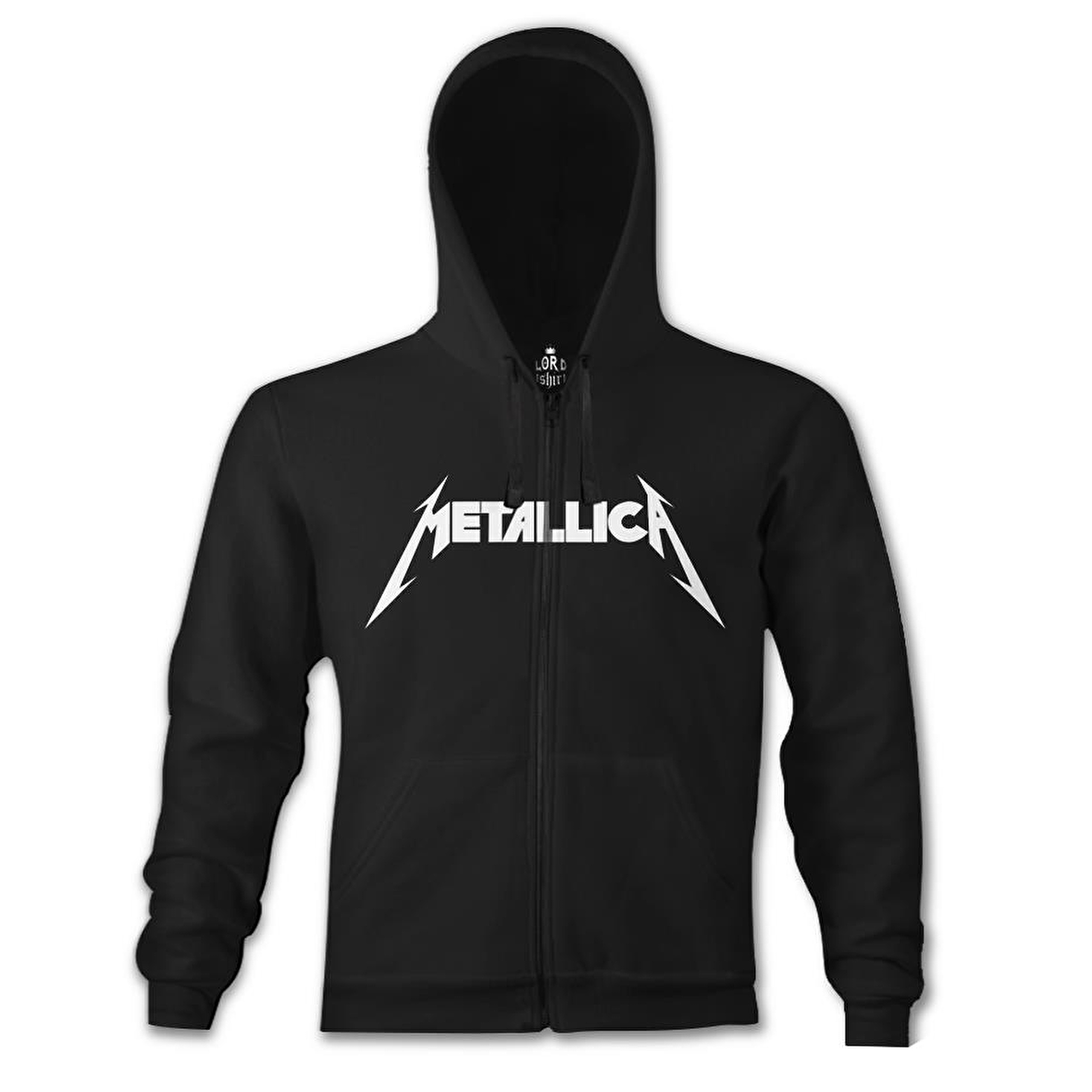 Metallica - Logo II Siyah Erkek Kapşonlu