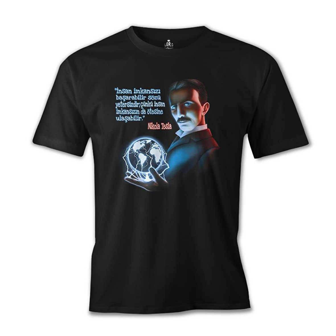 Tesla - Impossible Siyah Erkek Tshirt