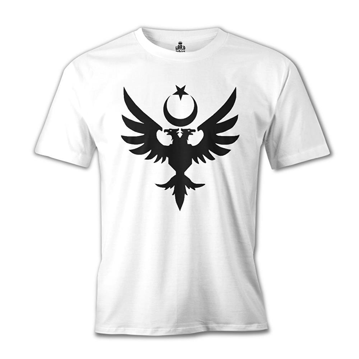 Arma - Çift Başlı Kartal Beyaz Erkek Tshirt