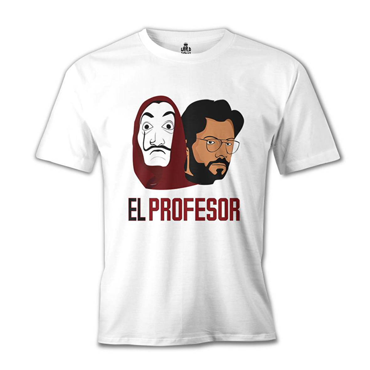 La Casa De Papel - El Profesor Beyaz Erkek Tshirt