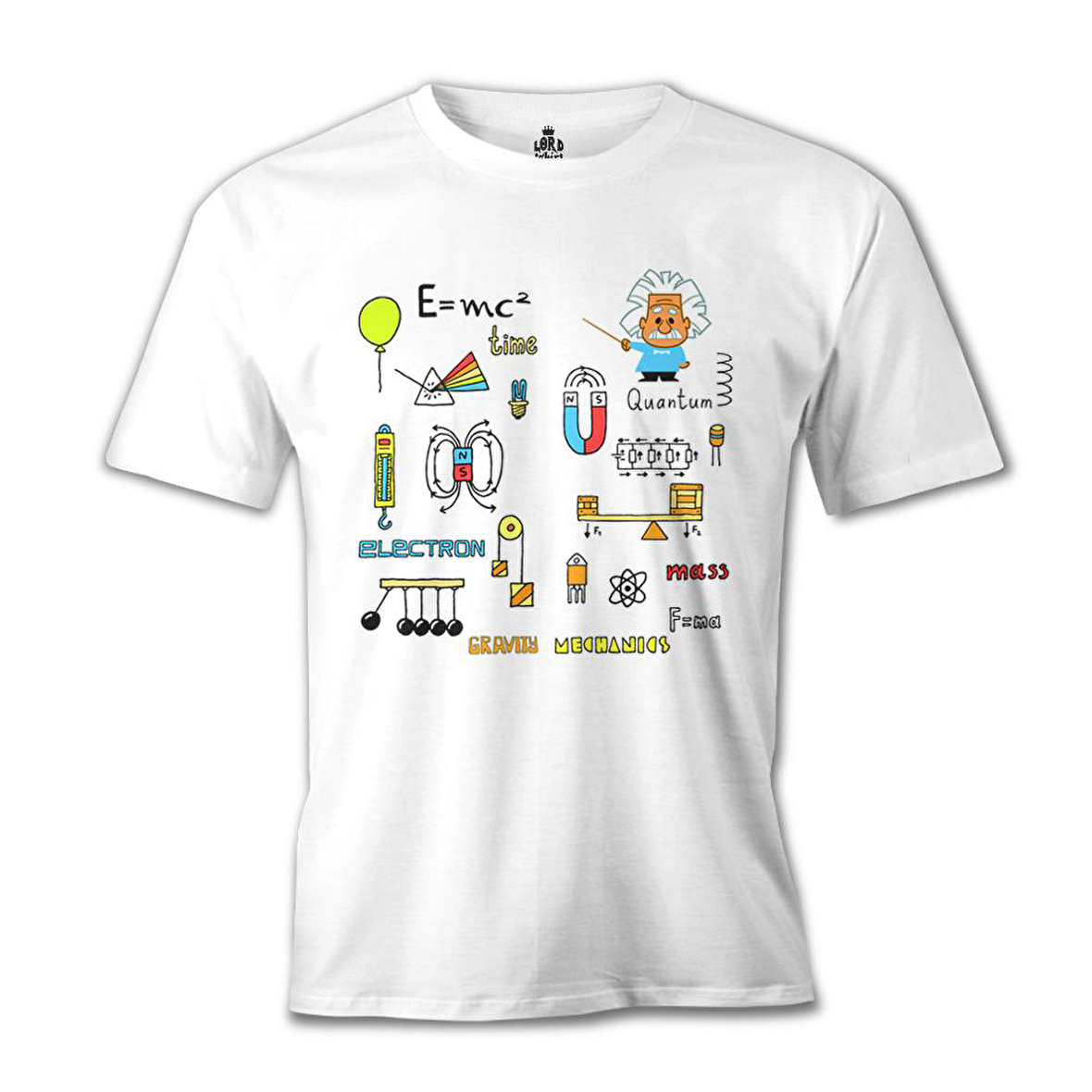 Fizik - Enerji Beyaz Erkek Tshirt