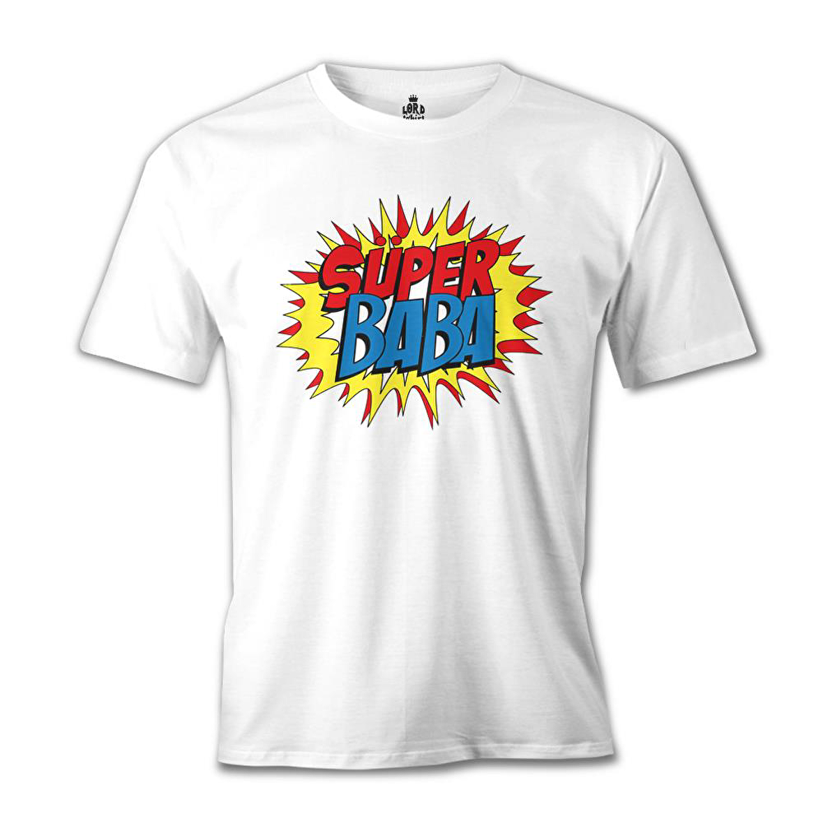 Süper Baba Beyaz Erkek Tshirt