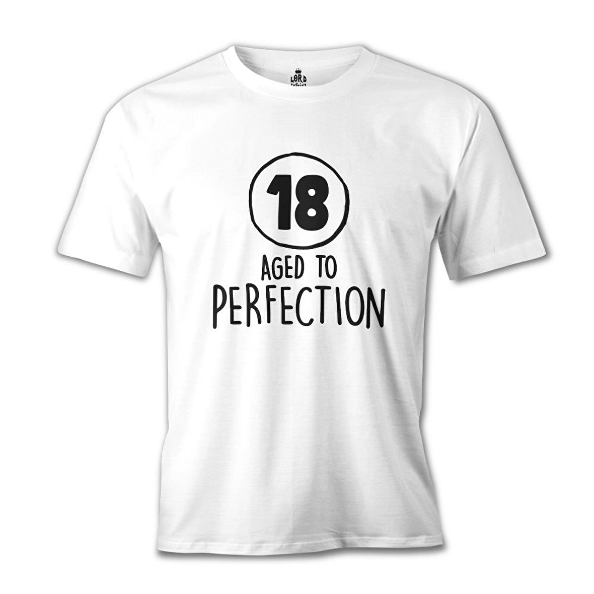 Aged to Perfection - 18 Beyaz Erkek Tshirt