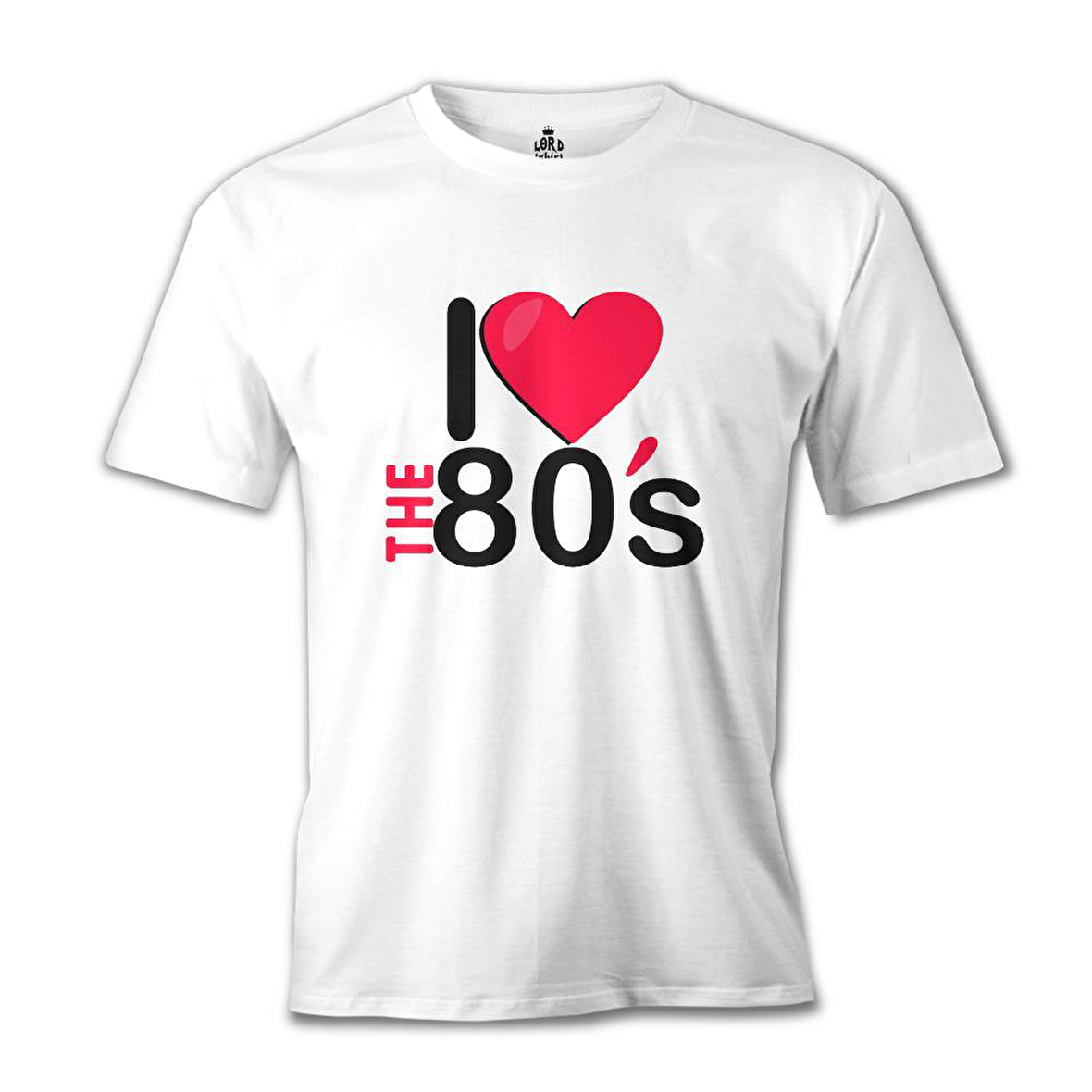 I Love the 80's Beyaz Erkek Tshirt