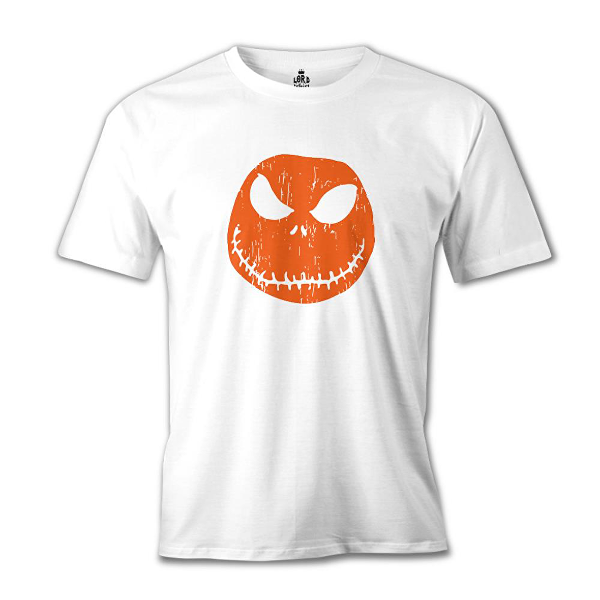 HalloWeen - Face Beyaz Erkek Tshirt