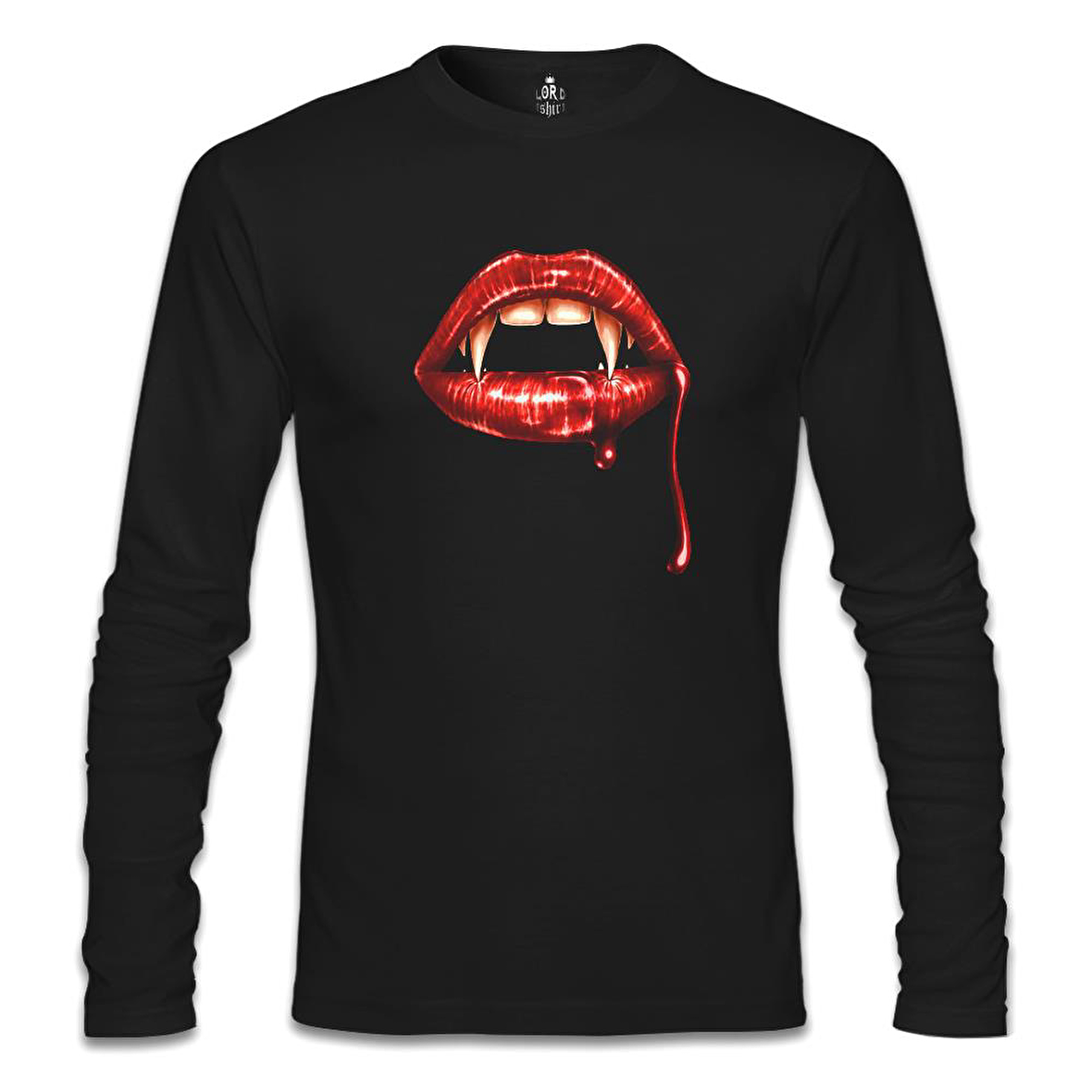 Vampir Siyah Erkek Sweatshirt