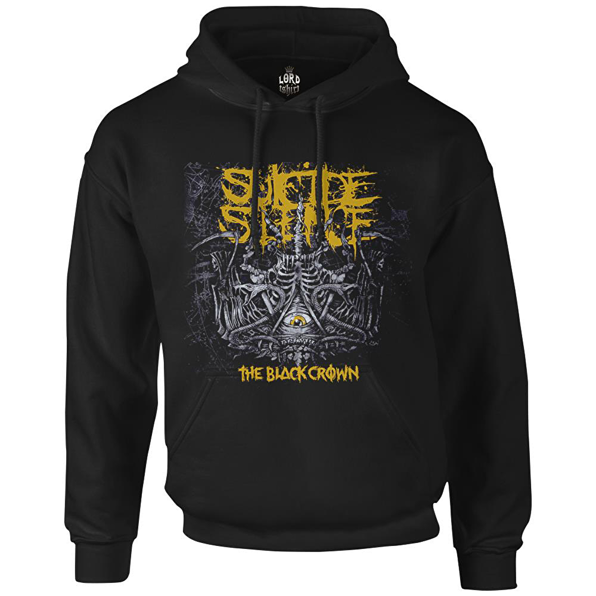 Suicide Silence - The Black Crown Siyah Erkek Fermuarsız Kapşonlu