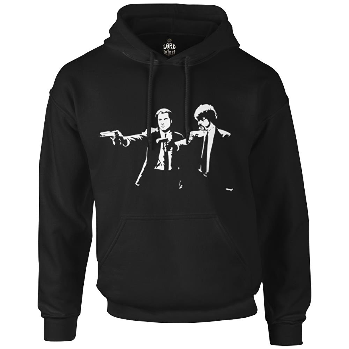Pulp Fiction - That Scene Siyah Erkek Fermuarsız Kapşonlu