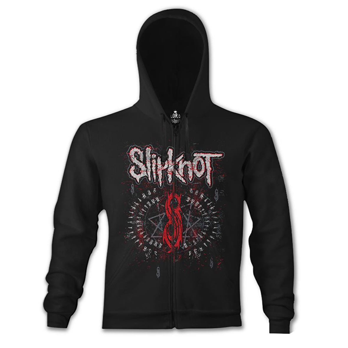Slipknot - Logo Siyah Erkek Kapşonlu