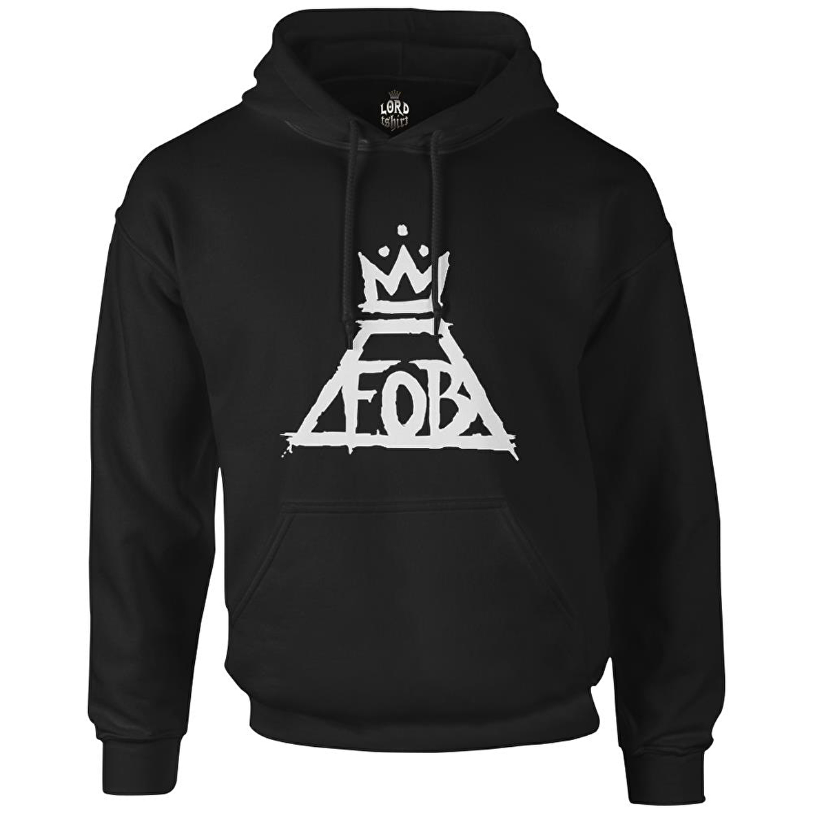Fall Out Boy Siyah Erkek Fermuarsız Kapşonlu
