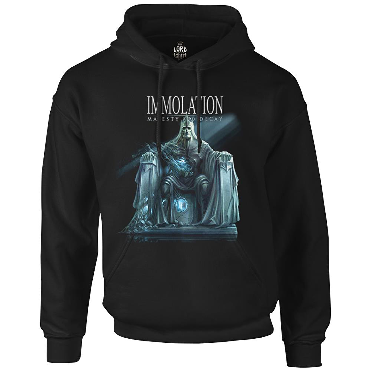 Immolation - Majesty and Decay Siyah Erkek Fermuarsız Kapşonlu