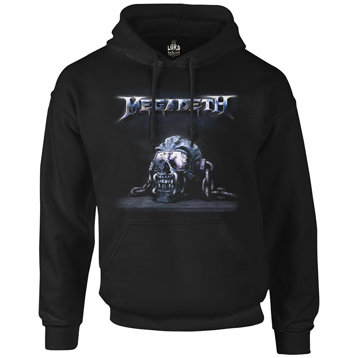 Megadeth - Vic 1 Siyah Erkek Fermuarsız Kapşonlu