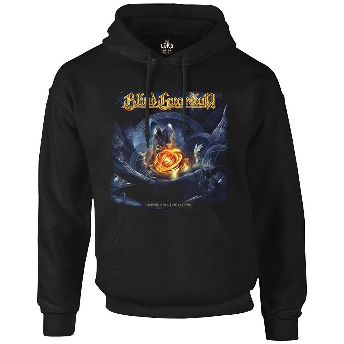 Blind Guardian - Memories of a Time Siyah Erkek Fermuarsız Kapşonlu