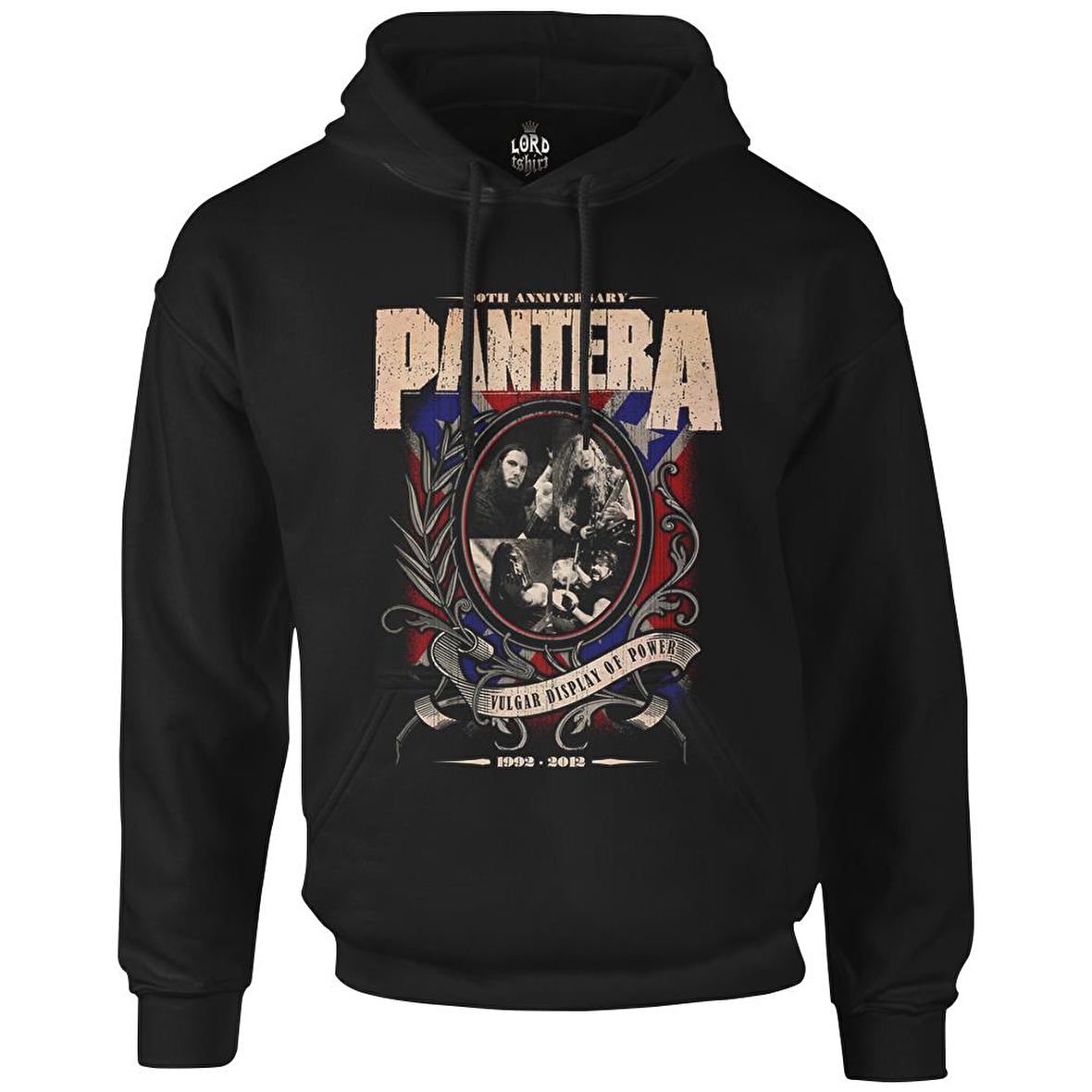 Pantera - Vulgar Display of Power Siyah Erkek Fermuarsız Kapşonlu