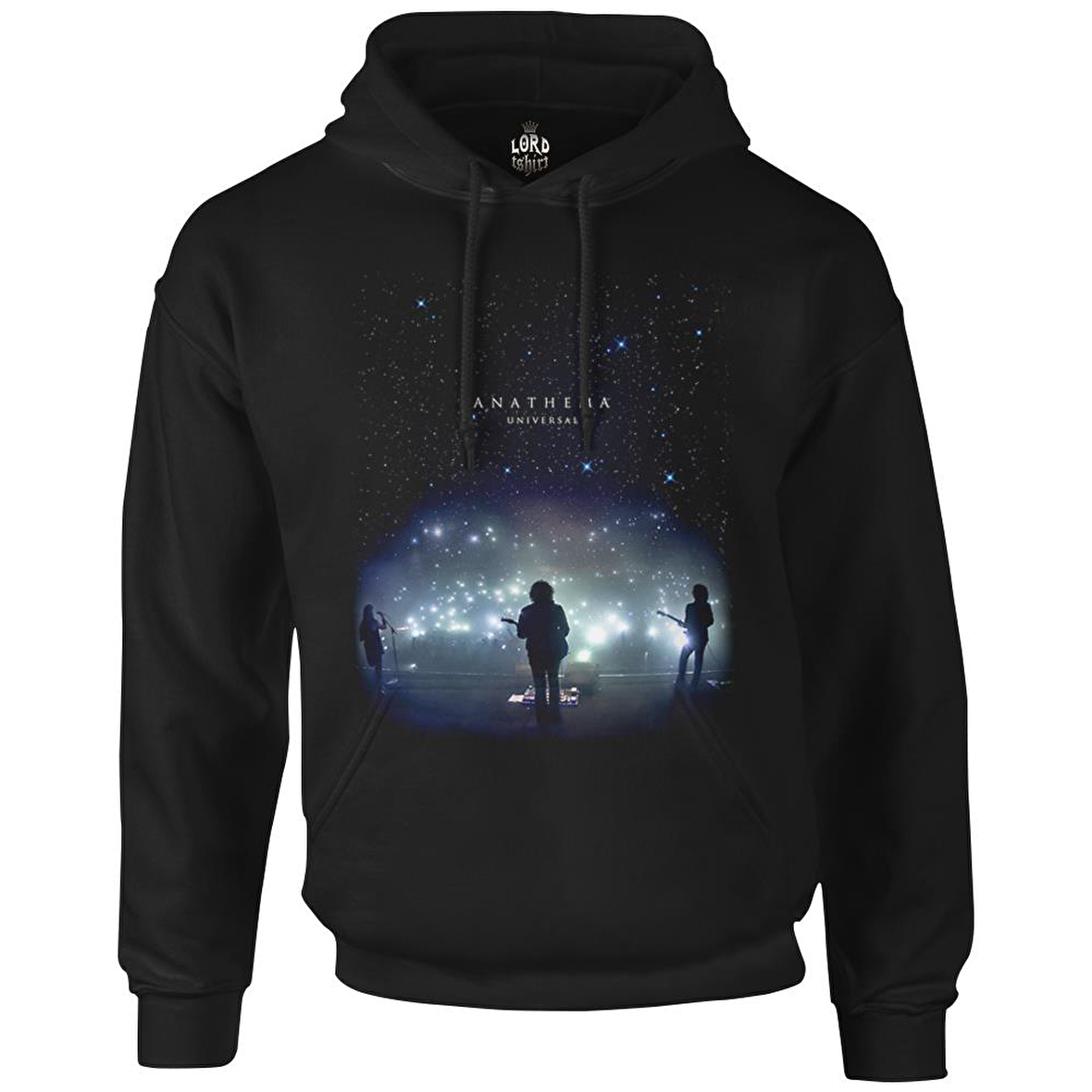 Anathema - Universal Siyah Erkek Fermuarsız Kapşonlu
