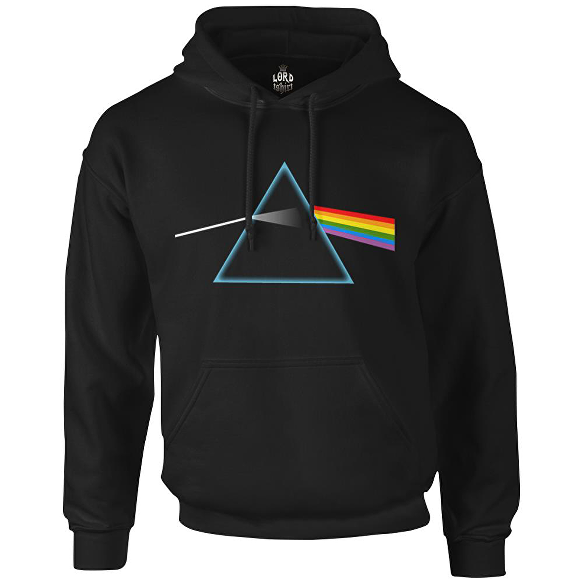 Pink Floyd - Dark Side of the Moon Siyah Erkek Fermuarsız Kapşonlu
