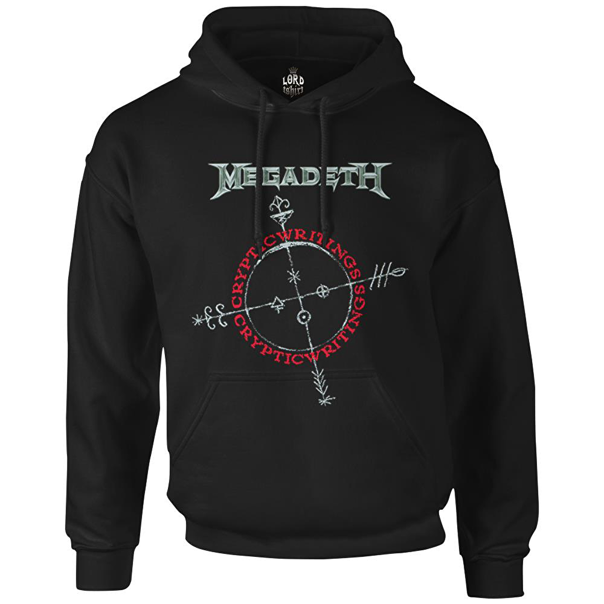 Megadeth - Cryptic Writings Siyah Erkek Fermuarsız Kapşonlu