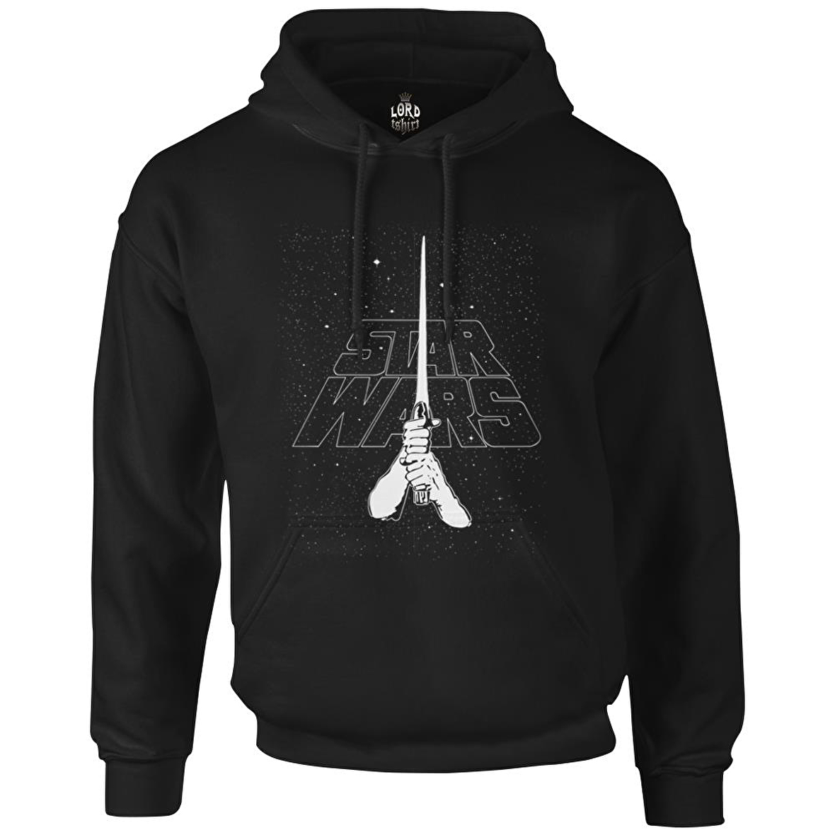 Star Wars - Blade Siyah Erkek Fermuarsız Kapşonlu