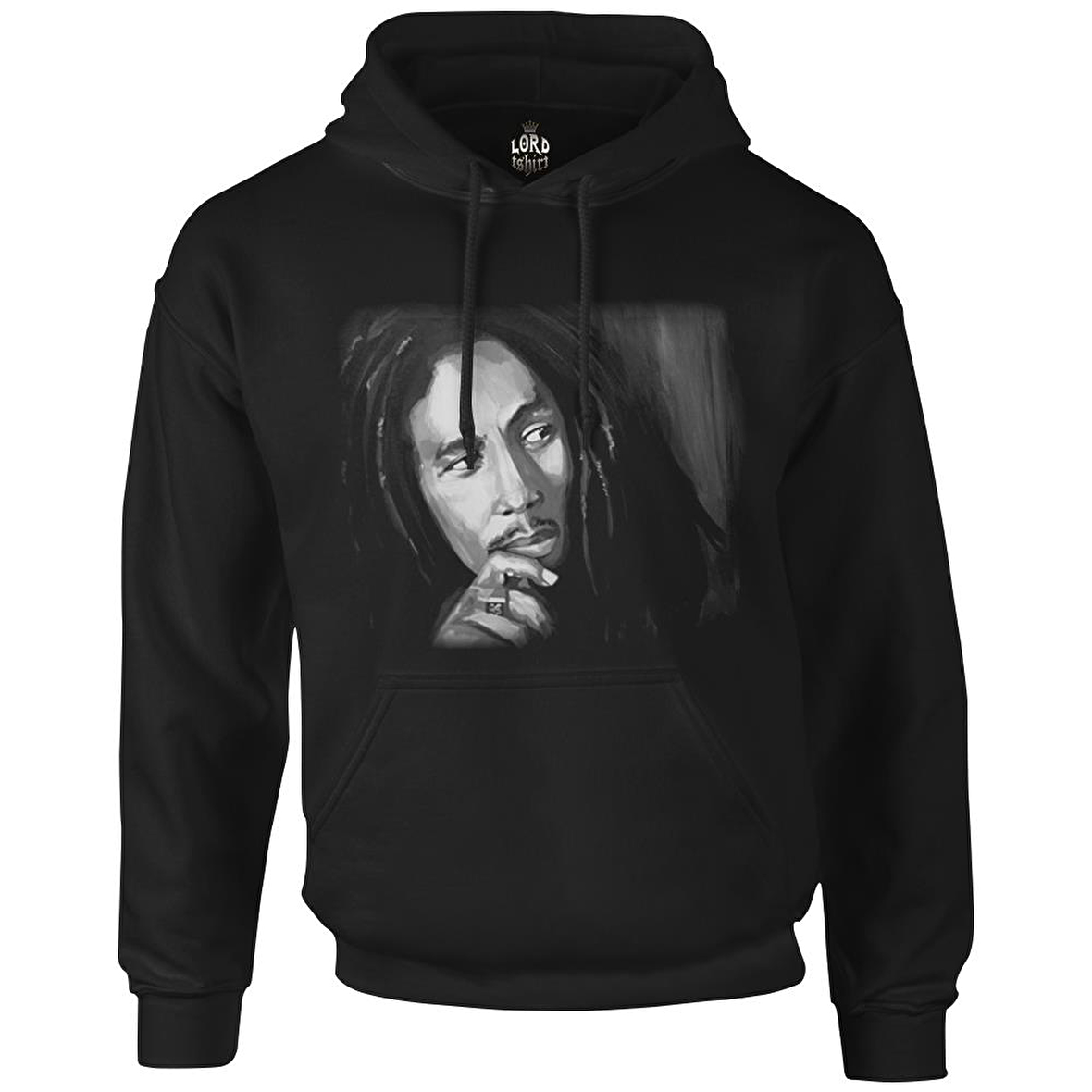 Bob Marley - Could Siyah Erkek Fermuarsız Kapşonlu