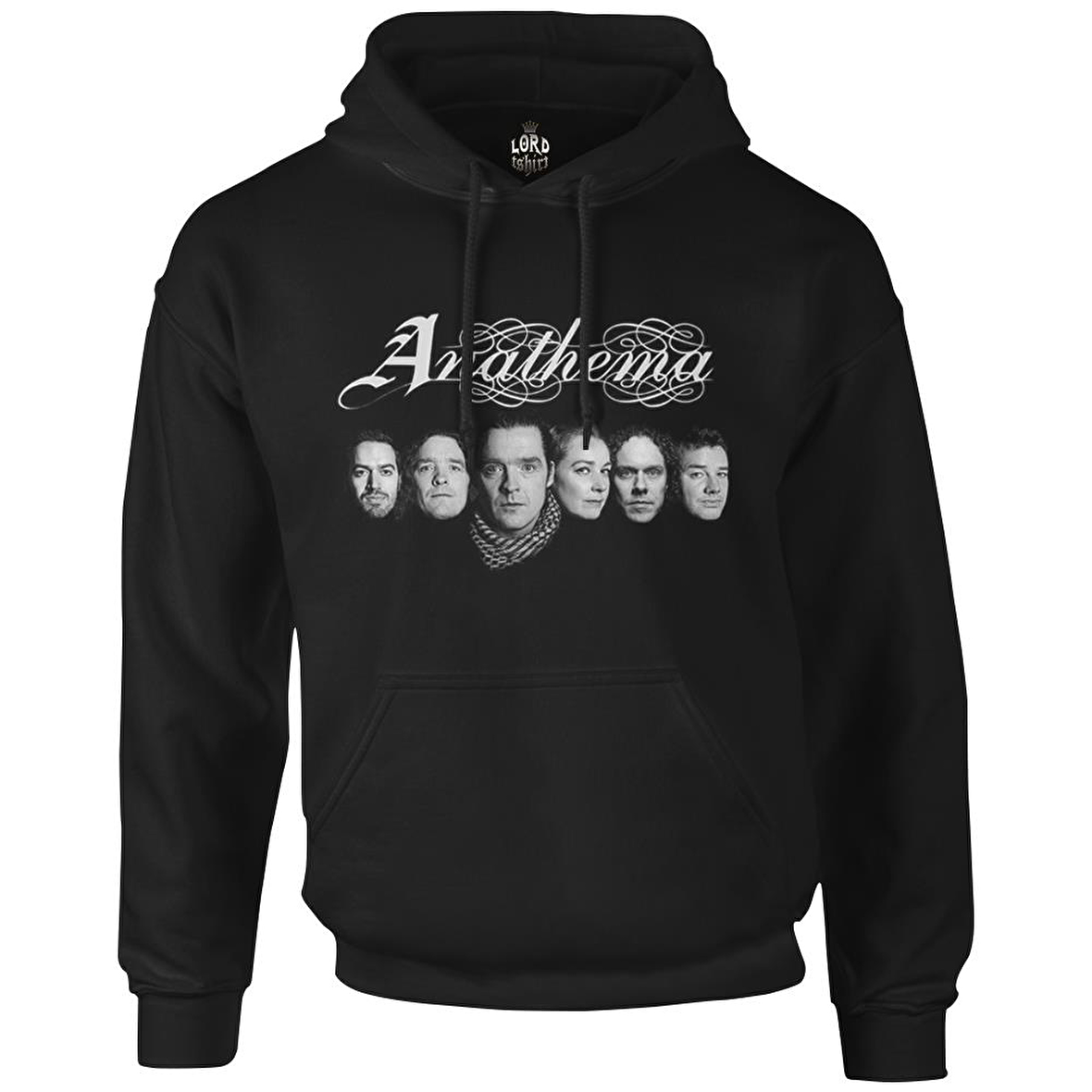 Anathema - Group Siyah Erkek Fermuarsız Kapşonlu