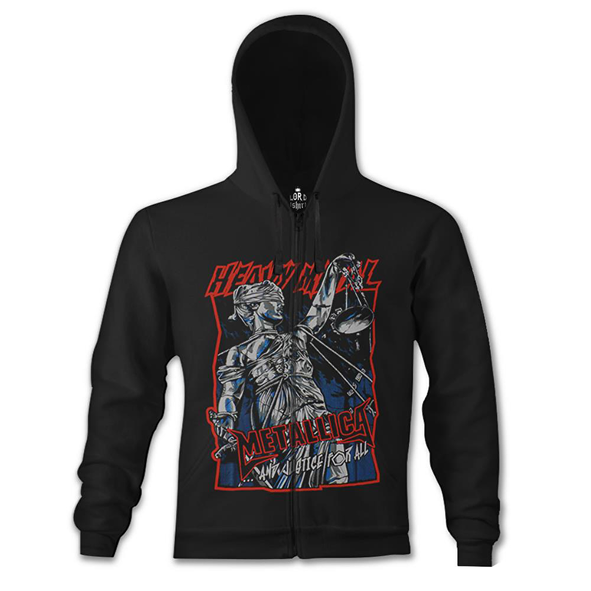 Metallica - And Justice For All Siyah Erkek Kapşonlu