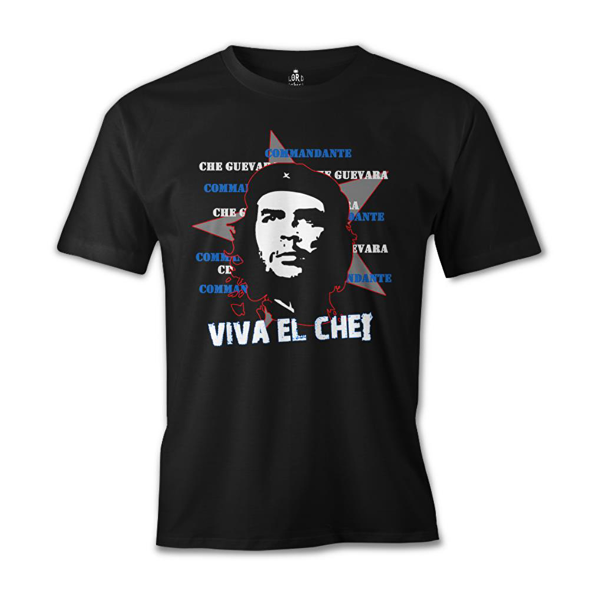 Che Guevara - Viva Siyah Erkek Tshirt