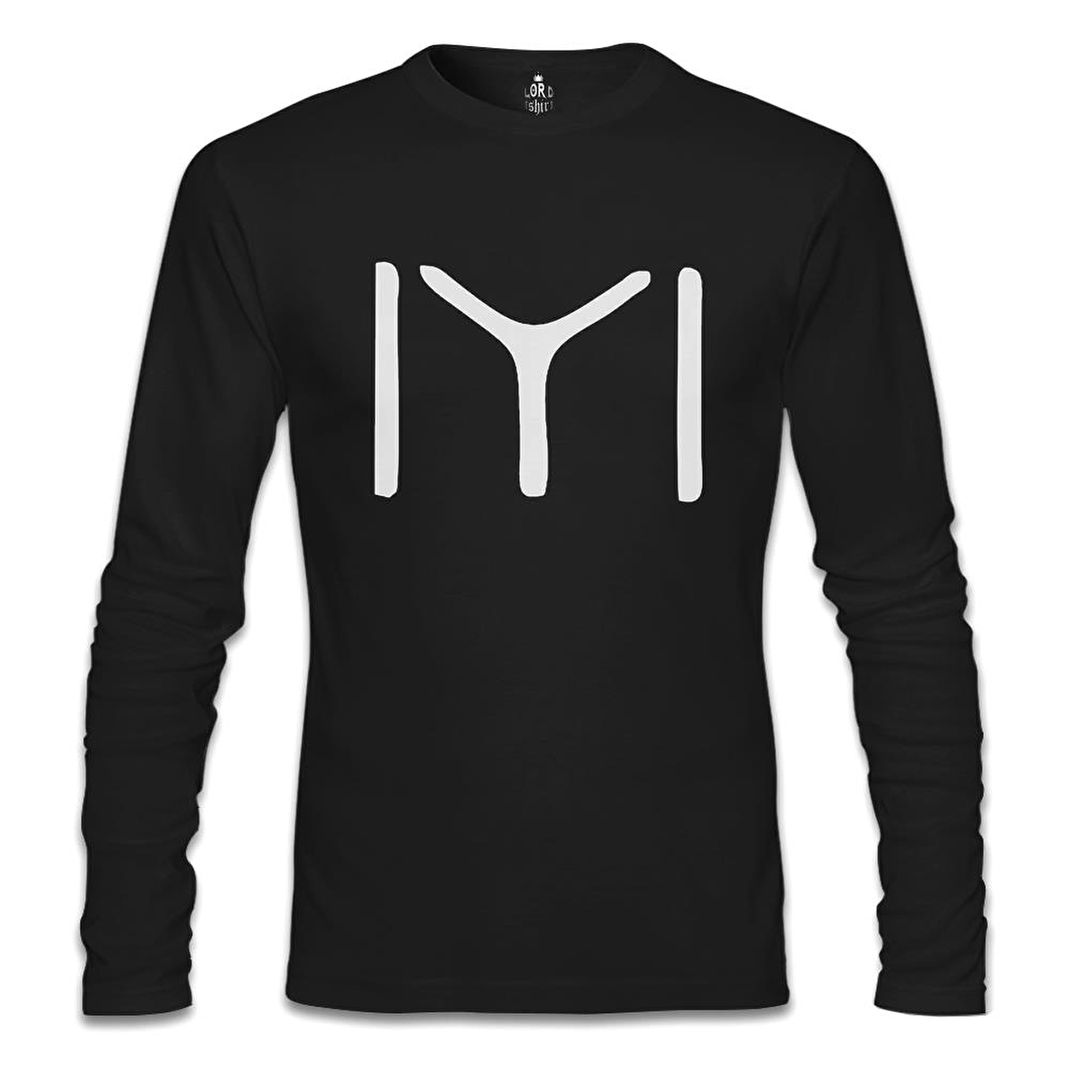 Türk Kayı Boyu - Logo Siyah Erkek Sweatshirt