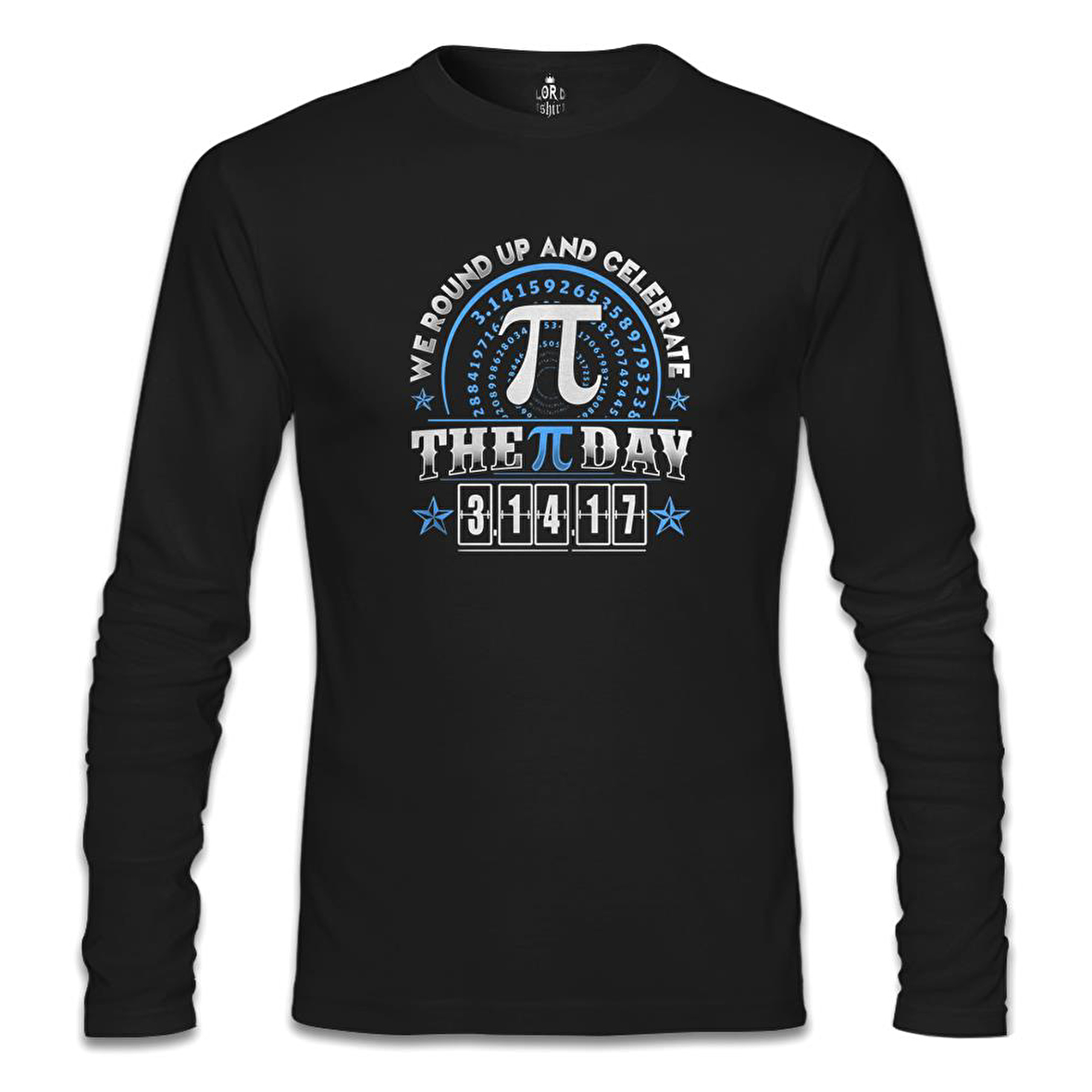 Matematik - Pi 12 Siyah Erkek Sweatshirt