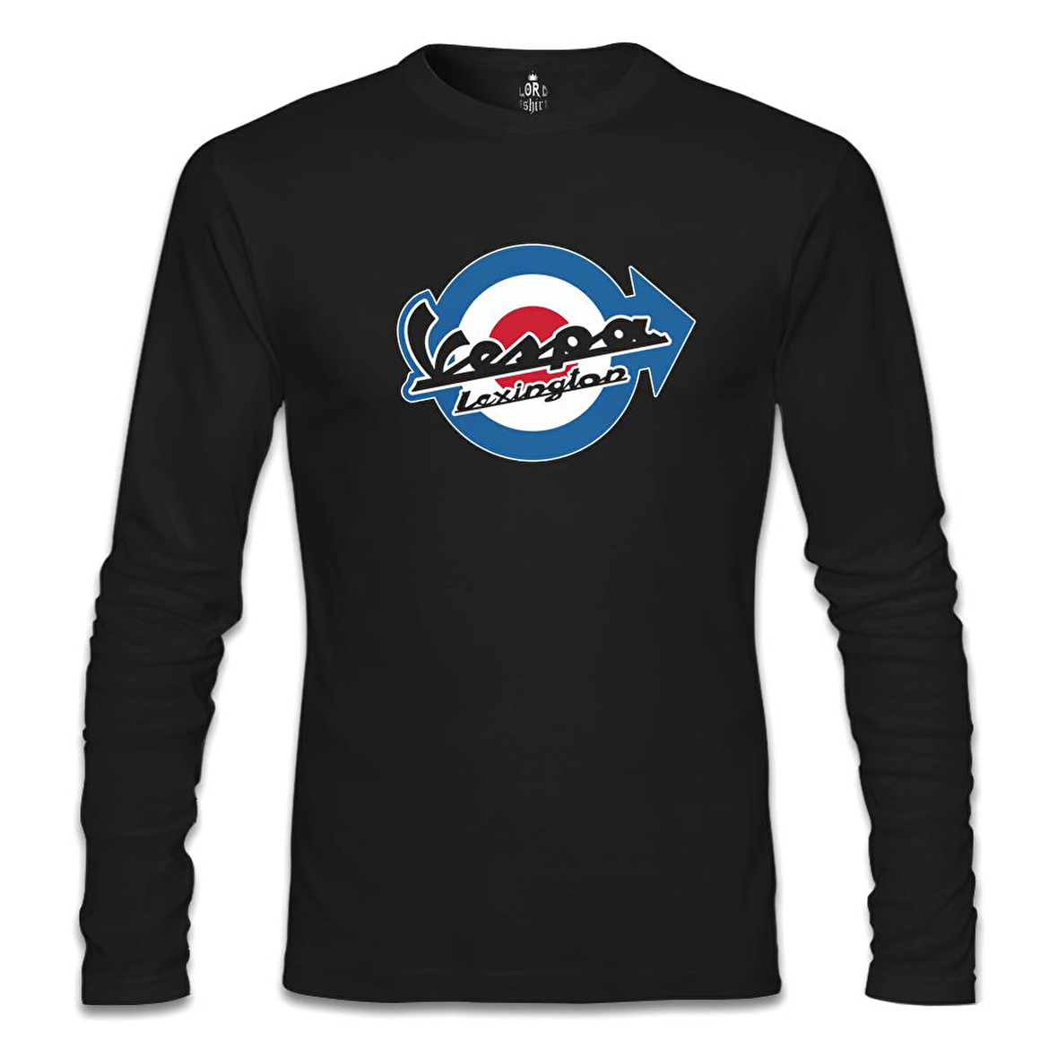 Vespa - Lexington Siyah Erkek Sweatshirt