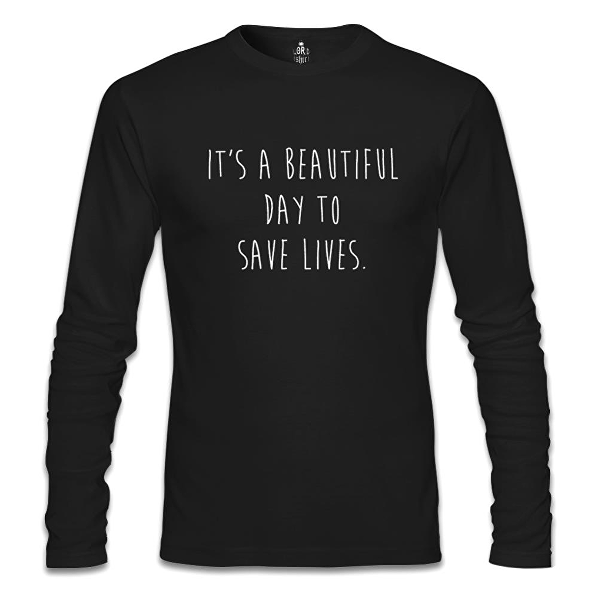Grey's Anatomy - Save Lives Siyah Erkek Sweatshirt