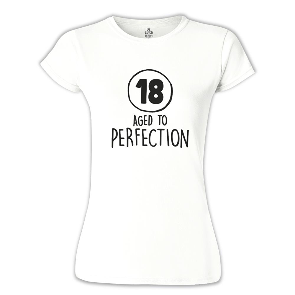 Aged to Perfection - 18 Beyaz Bayan Tshirt