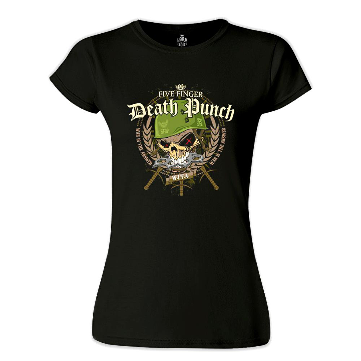 Five Finger Death Punch Poster - Warhead Siyah Bayan Tshirt