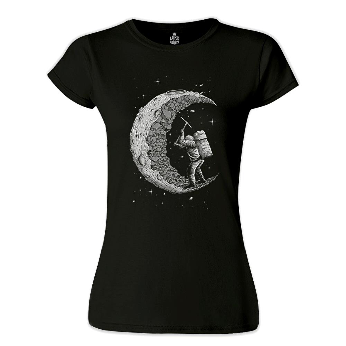 Space - Construction Siyah Bayan Tshirt