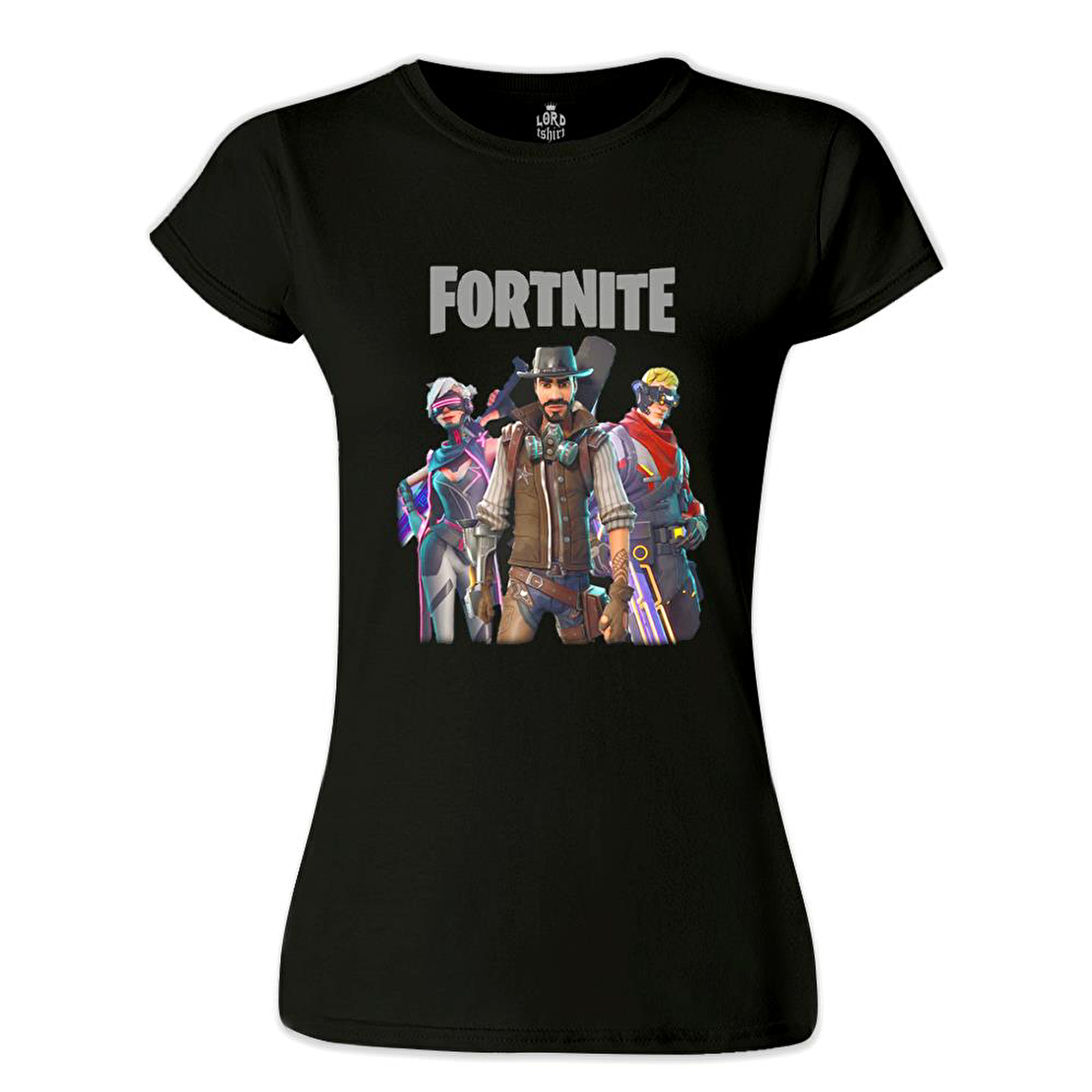Fortnite - Weapons Siyah Bayan Tshirt
