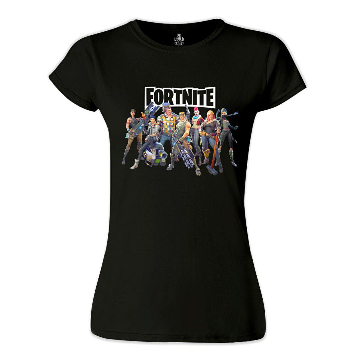 Fortnite - Dream Team Siyah Bayan Tshirt