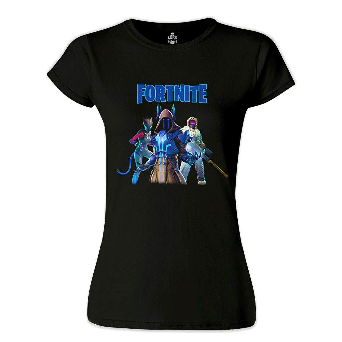 Fortnite - Ice King Siyah Kadın Tshirt