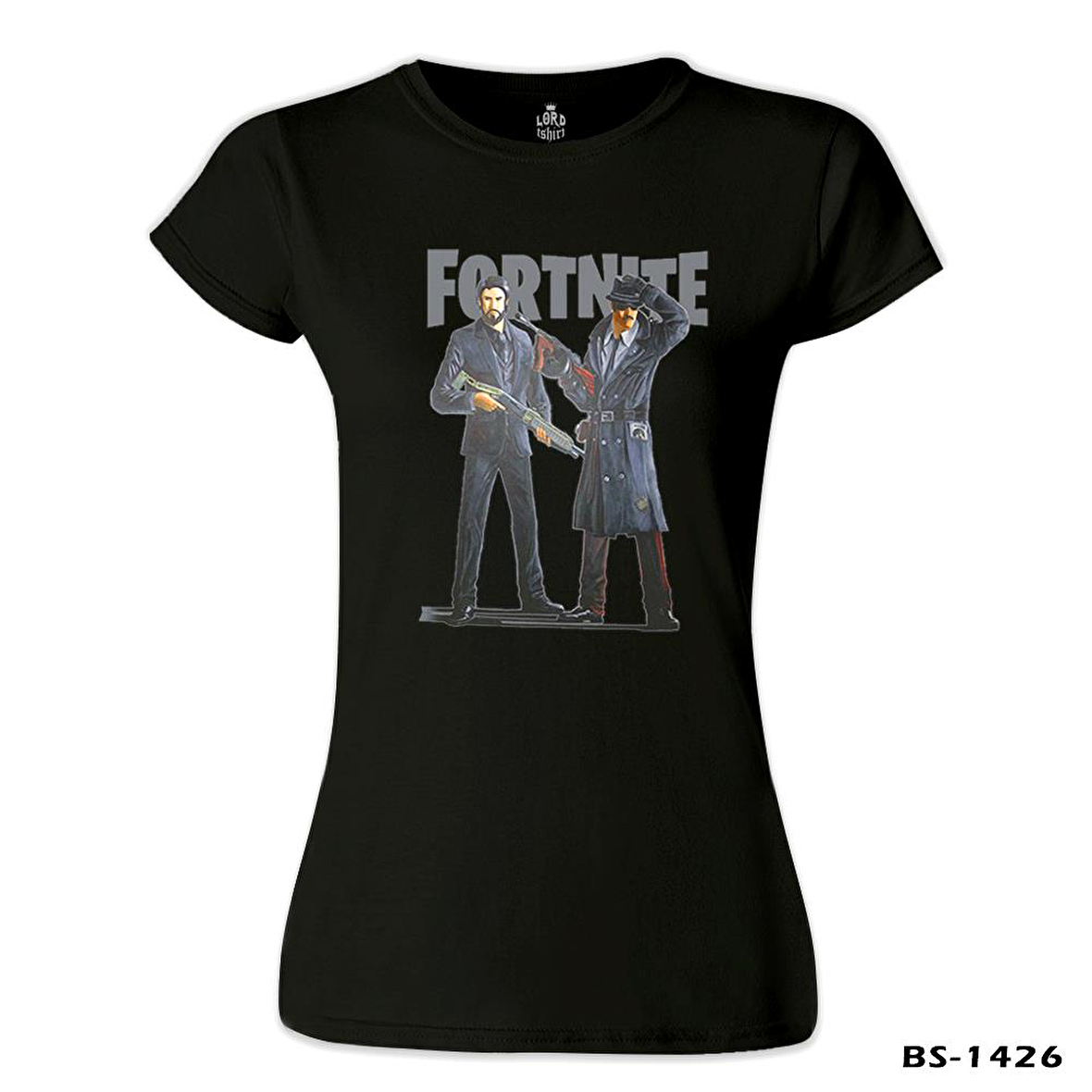 Fortnite - Gangs Siyah Kadın Tshirt