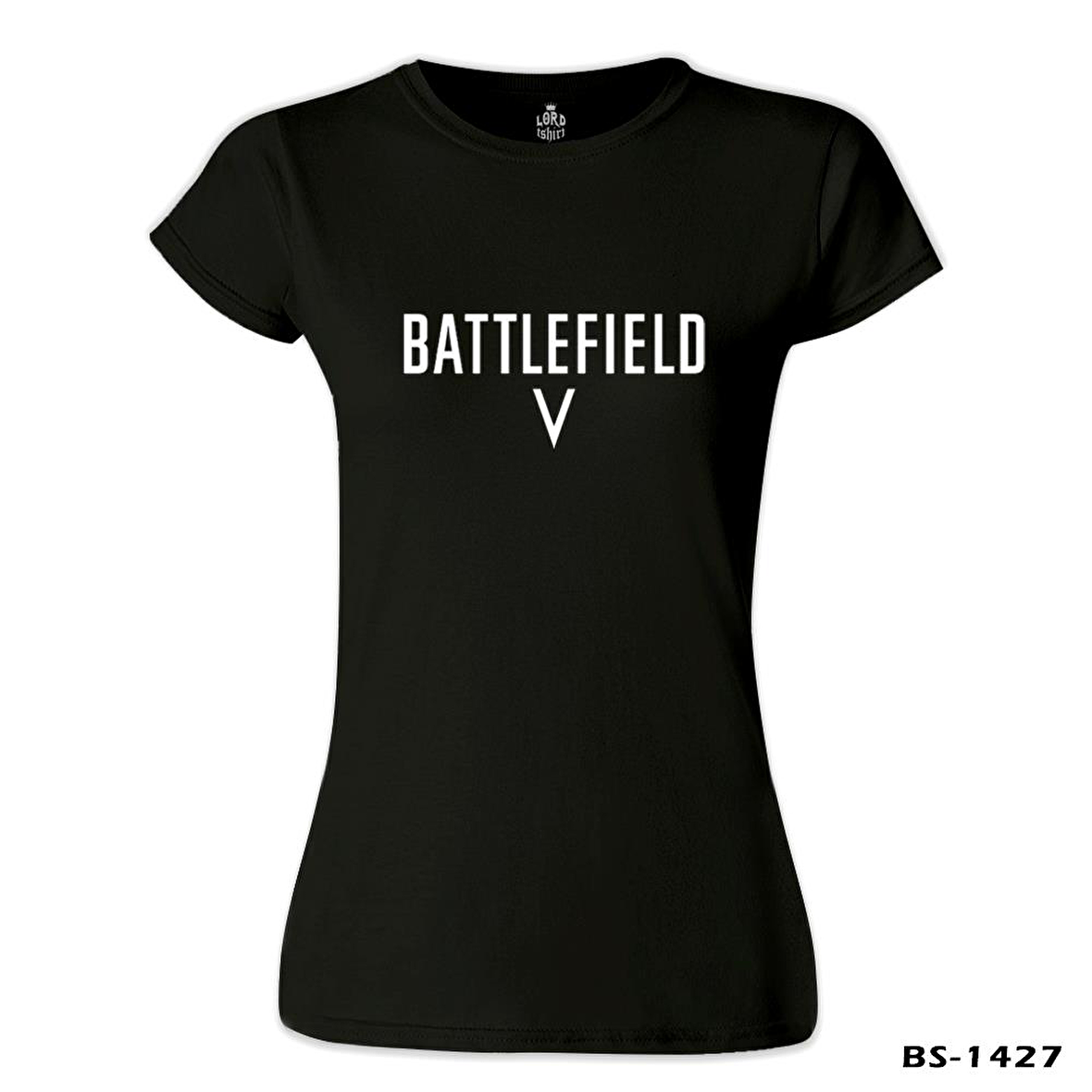 Battlefield 5 - Logo Siyah Bayan Tshirt