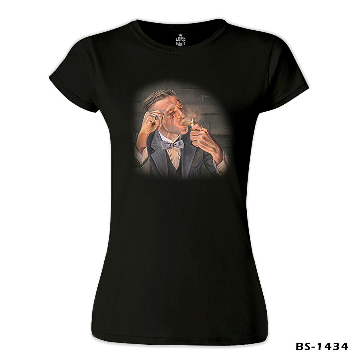 Peaky Blinders - Lit Siyah Bayan Tshirt