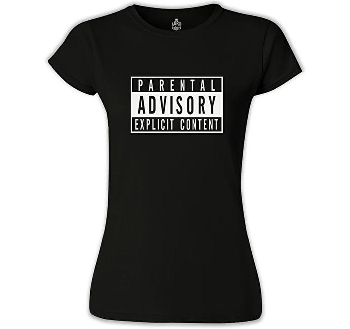 Parental Advisory Explicit Content Siyah Bayan Tshirt
