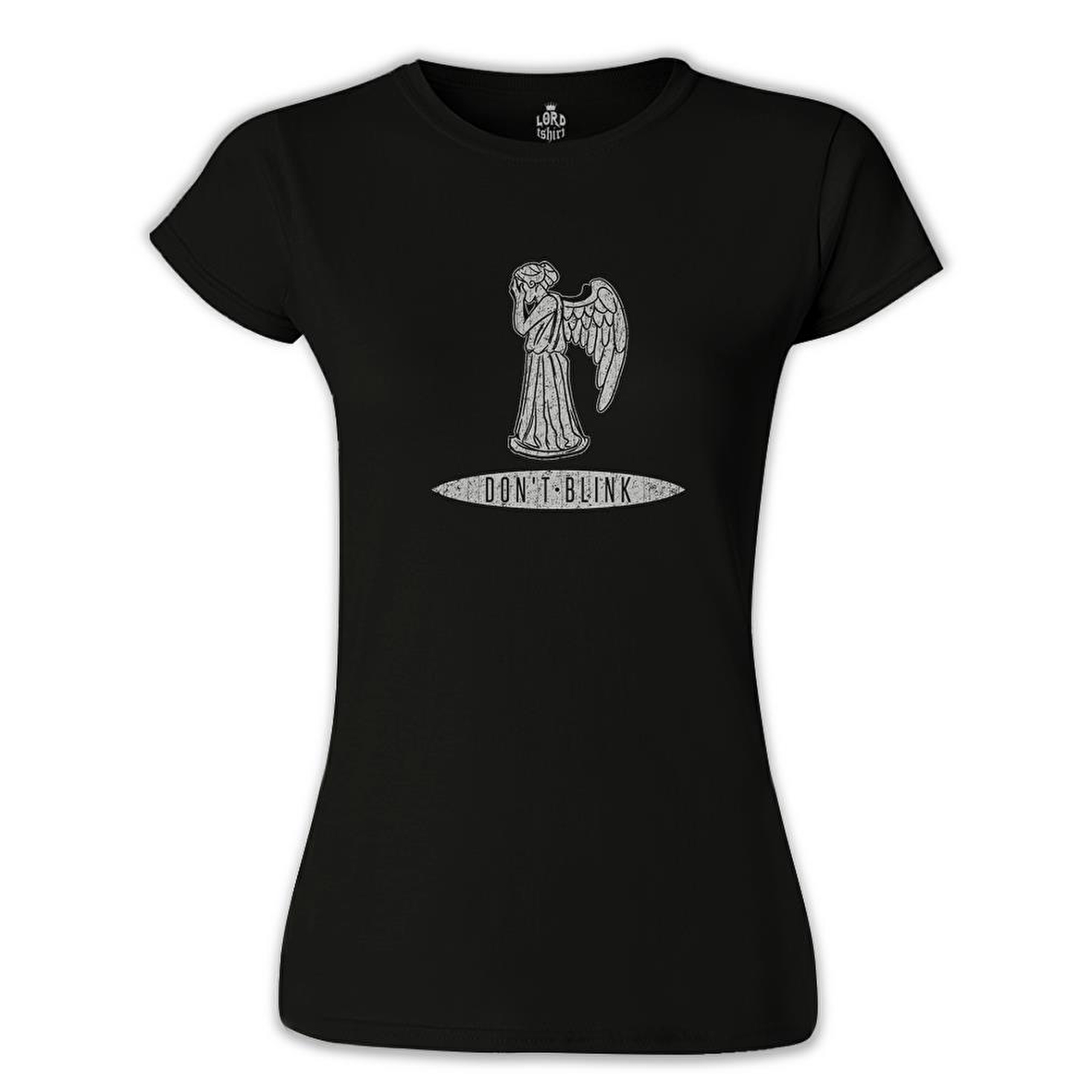 Doctor Who - Weeping Angels Siyah Bayan Tshirt