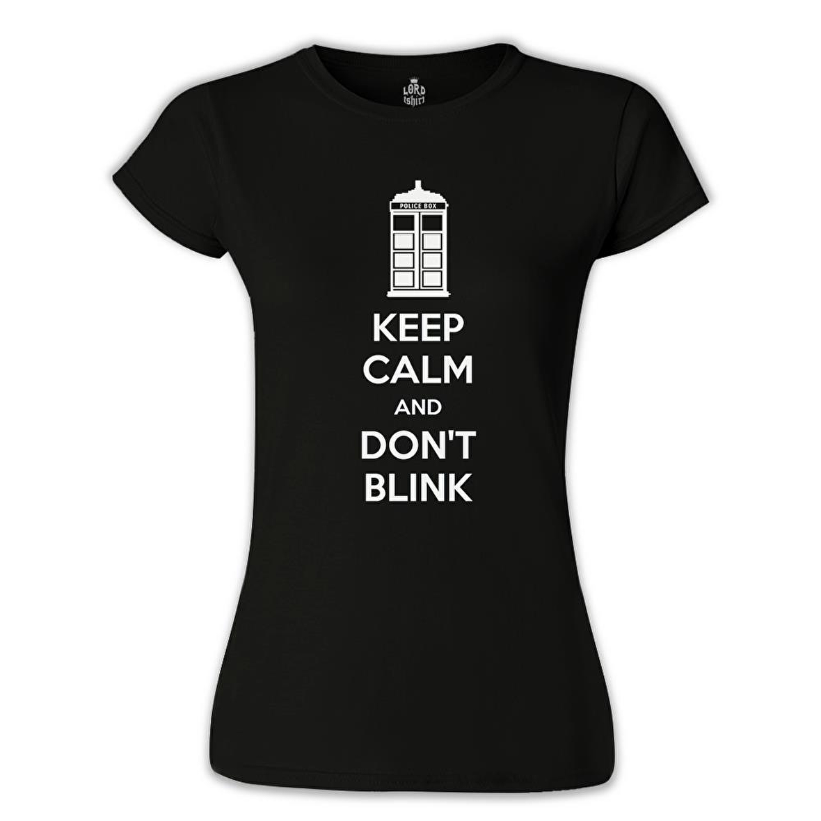 Doctor Who - Don't Blink Siyah Bayan Tshirt