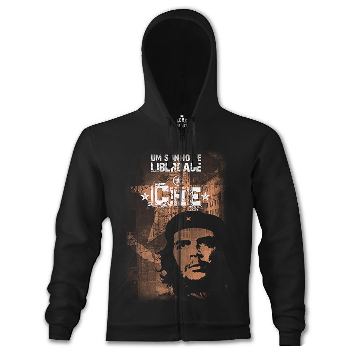 Che Guevara - City Siyah Erkek Kapşonlu