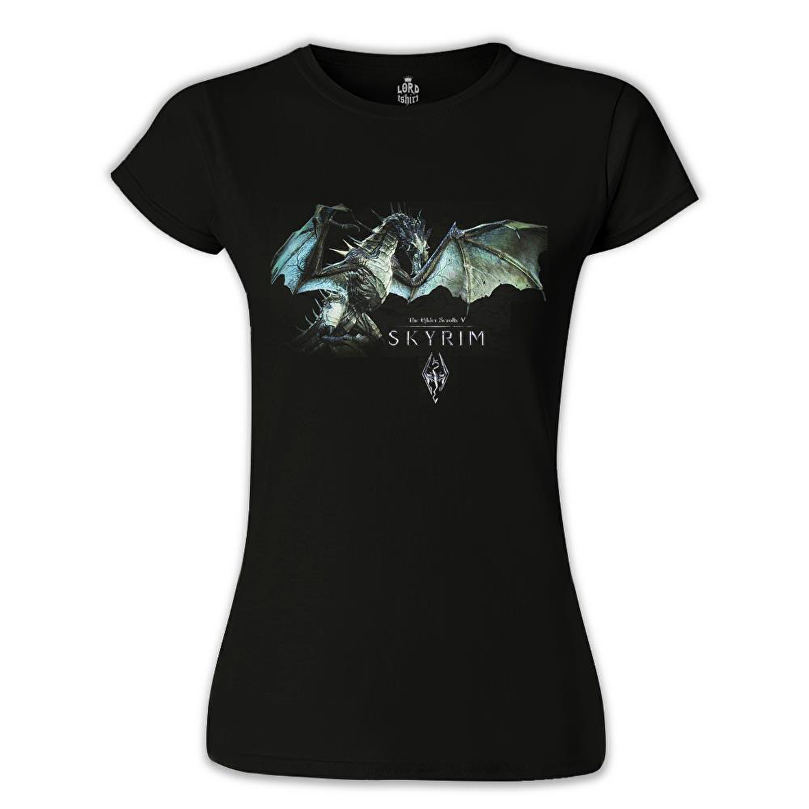 Skyrim - Paartuhnax Siyah Kadın Tshirt